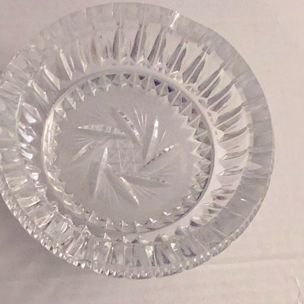 Adria Pinwheel by Crystal Clear Industries Ashtray